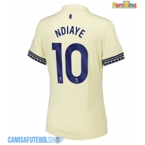 Camisa de time de futebol Everton Iliman Ndiaye #10 Replicas 2º Equipamento Feminina 2025-26 Manga Curta